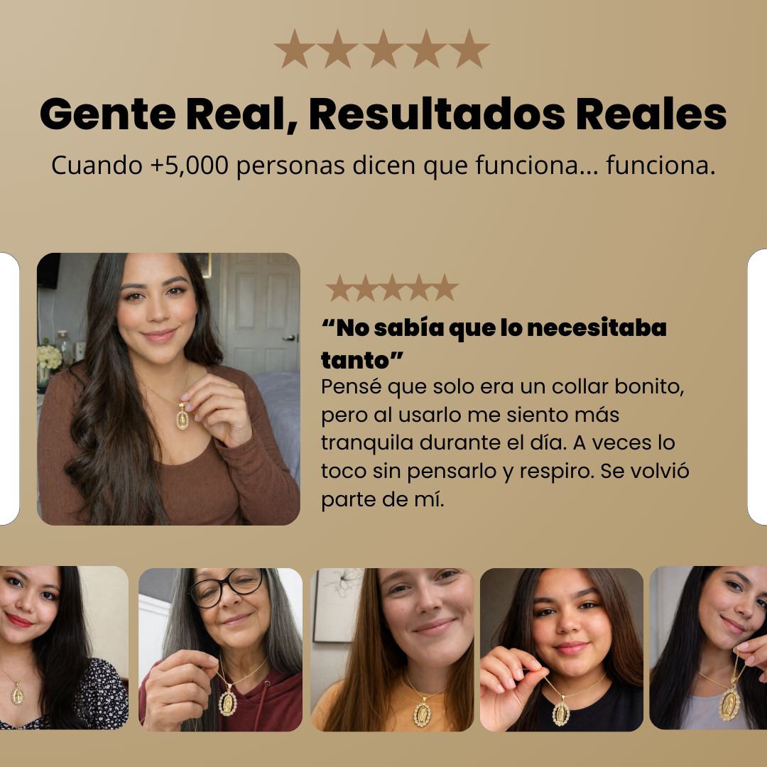 Amaté™  Collar de la Virgen de Guadalupe
